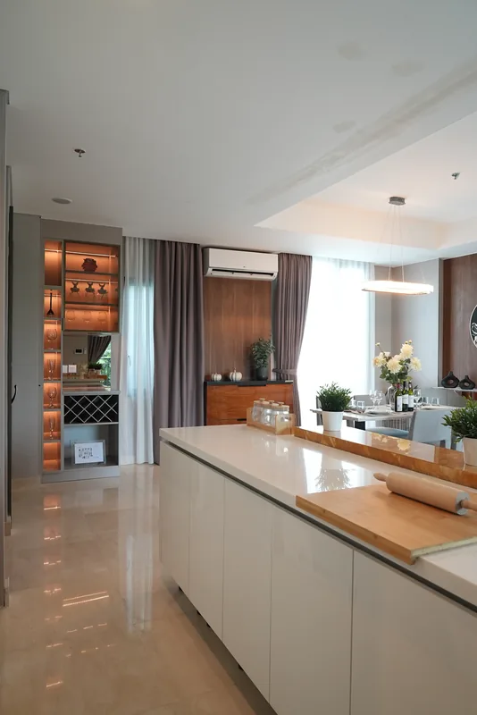 Pantry & ruang makan show unit